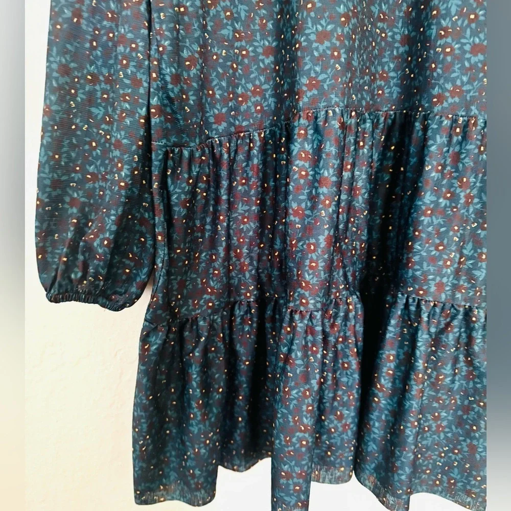 Zara long sleeve ruffle mini dress - Picture 8 of 11